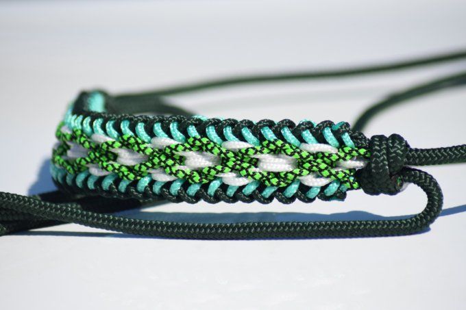Licol Indyan vert foncé
